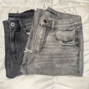 {American Eagle Outfitters} Gray Jeans
